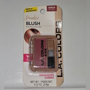 L.A. Colors Powder Blush - Berry Plum 0.13oz BNIB